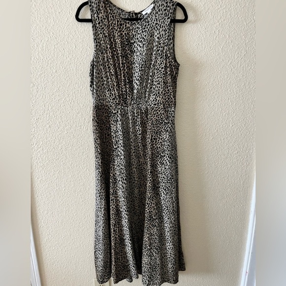 Beachluchlounchge  Animal Print Back Cut Out  Midi Dress - Picture 1 of 5